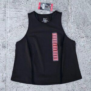 Members Mark Women Tank Top Work it Out Black Sport Top Shirt Size XS